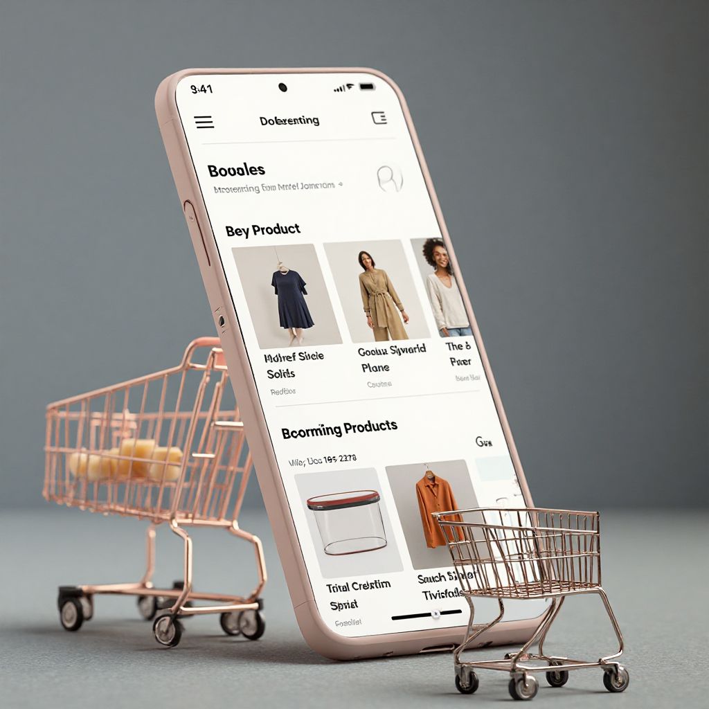 App e-commerce con design moderno